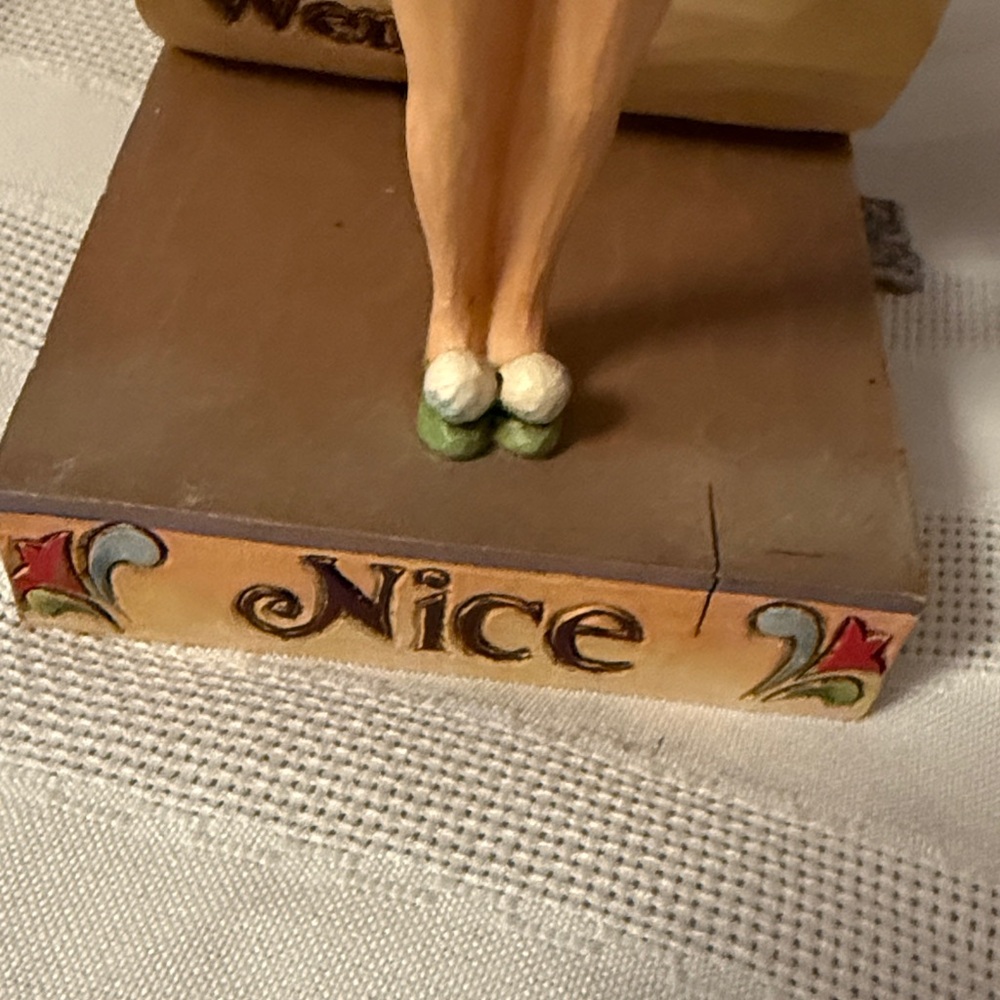 Enesco Tinker Bell Figurine with Green and Blue Accents Jim shore - Picture 5 of 10